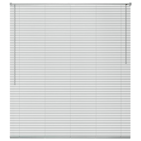 vidaXL persienne aluminium 100x160 cm sølvfarvet