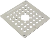 Rist square vienna, udsk a-med skruelås-Rist: 140x140mm-rustfrit