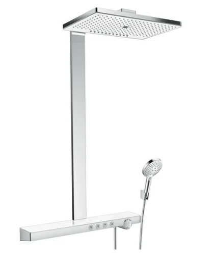 Hansgrohe Rainmaker Select 460 3jet Showerpipe Hvit/Krom