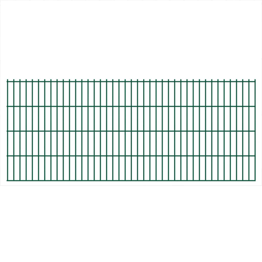 vidaXL havehegnspaneler 2D 2,008x0,83 m 18 m (total længde) grøn