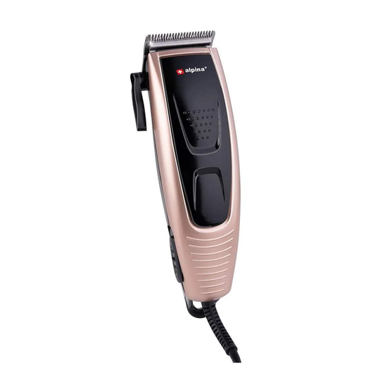 Hårtrimmer - 4 afstandskamme