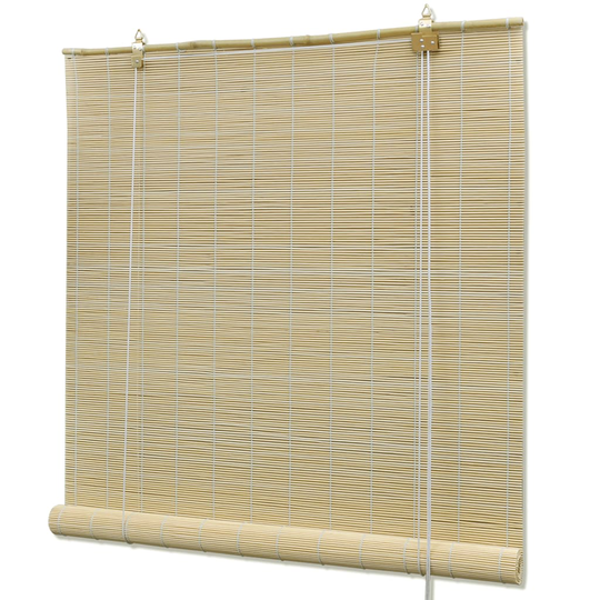 vidaXL rullegardin bambus 140 x 220 cm natur