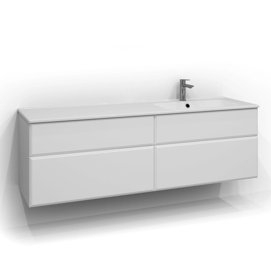 Svedbergs Forma Kant Servantskap 160cm / 45cm Hvit Matt