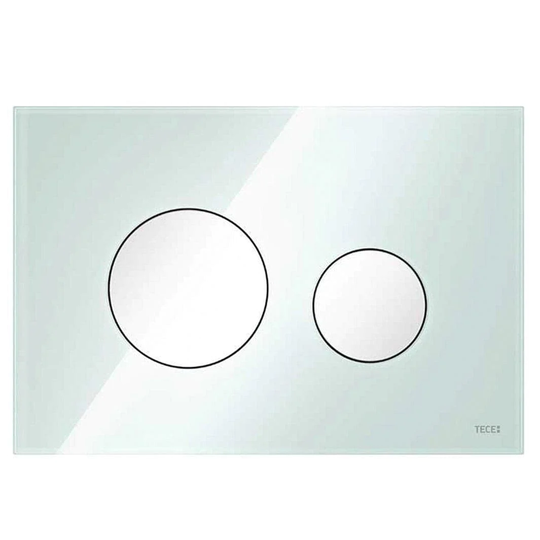 Tece Teceloop Betjeningsplate Glass Grønt / Hvit