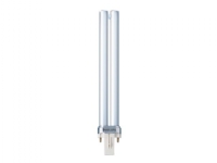 Philips MASTER PL-S - Ikke-integreret kompakt fluorescerende lyspære - form: biax - G23 - 8.8 W - klasse G - strålende hvidt lys - 2700 K