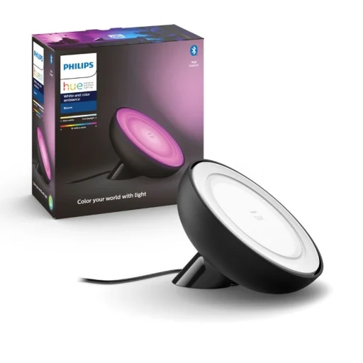 Philips Hue Bloom bordlampe V4, sort
