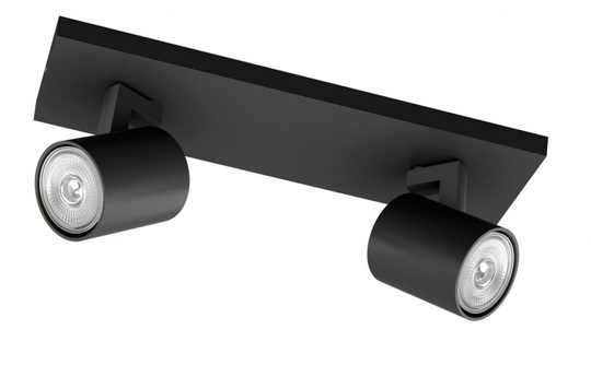 RUNNER bar/tube black 2x20W 230V