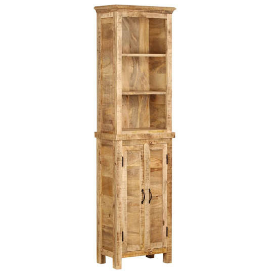 vidaXL bogreol massivt mangotræ 50 x 30 x 180 cm
