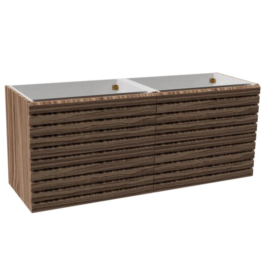 Vikingbad MIE Stav Servantskap B60-200cm Valnøtt / 140cm Dobbel