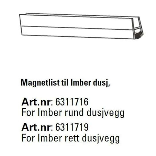 A-collection Papilio Magnetlist 2 stk Rett