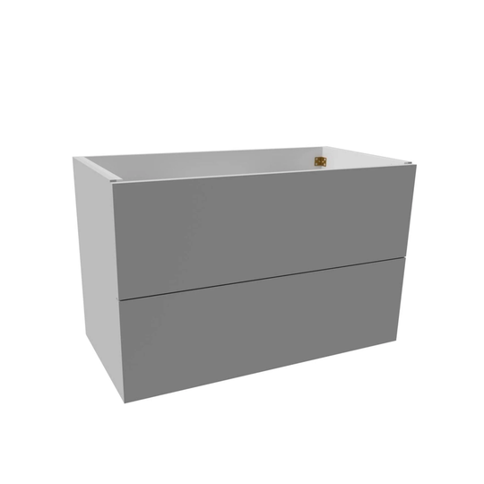Vikingbad MIE Slett Servantskap - Mål: B(60-200)Xh57xd46 cm Lys grå / 100cm