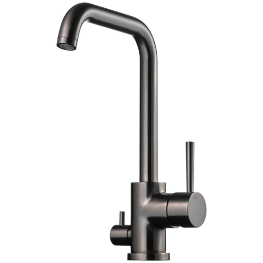 Tapwell Evo984 Kjøkkenarmatur Avstengning Brushed Black Chrome