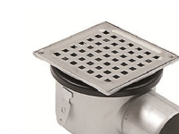 Blücher 75 mm afløbsskål til beton, uden studs, vandret, lav