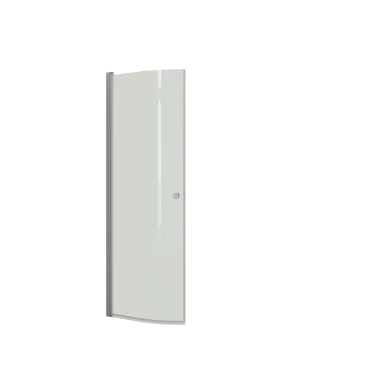 Dansani Match E Halvrund Dusjdør B80-100xh200cm Sateng / 80cm Klart Glass