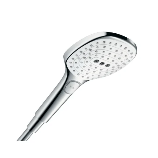 Hansgrohe Raindance Select E 120 3jet Hånddusj, Hvit/Krom