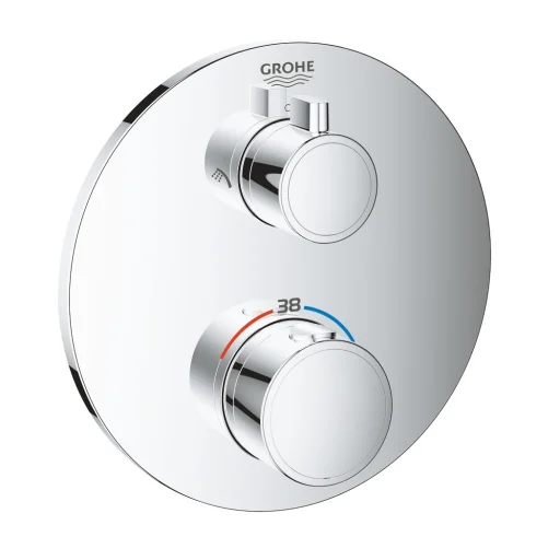 GROHE Grohtherm frontplate for smartbox rundt hode og hånddusj