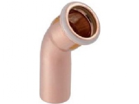 Geberit Single socket elbow Mapress Kupfer Gas 45 ° 18mm (34522)