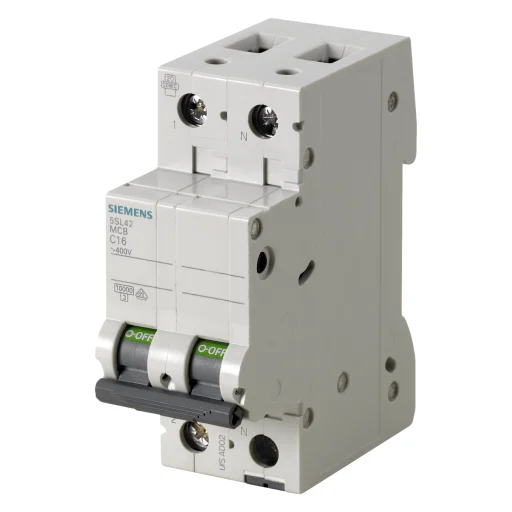 Strømbryter C 6A 1P+N 10kA 5SL4506-7