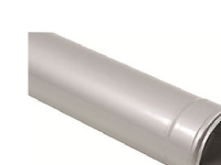 Blücher afl.rør 1 mf.75X2000mm - m.O-ring. AISI 316L.Syrefast stål