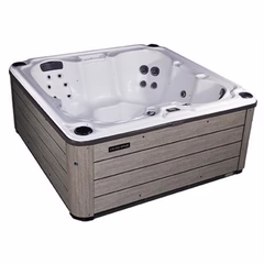 Vikingbad Vikingspa Royale II Perlehvit/grått - Grått FRP Lokk