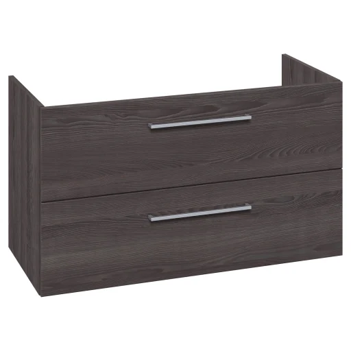 Dansani Mido+ servantskap med 2 skuffer till Lotto XL servant, bredde: 100 cm, pine grey