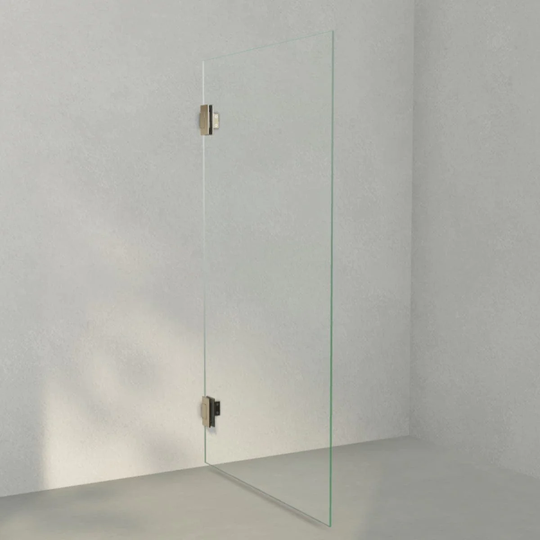 INR Iconic Nordic Rooms Badekarvegg ARC 17 Måltilpasset Messing / Klart Glass