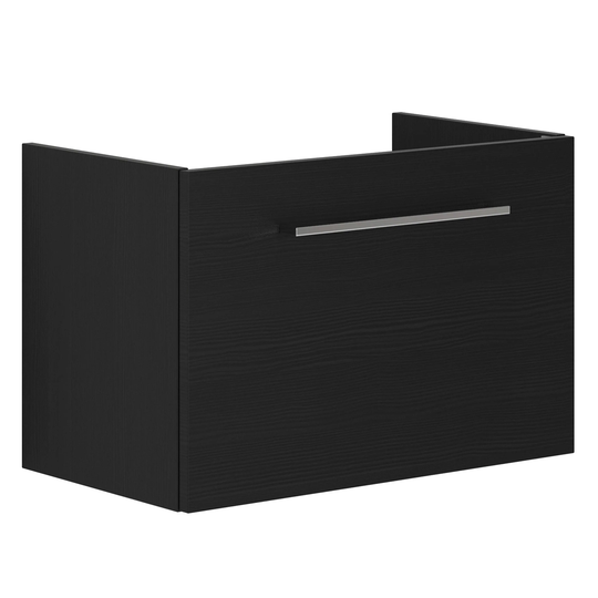 Dansani Mido+ Slim Servantskap 1 Skuff B50-80xd35cm Uten Servant Svart Struktur / 60cm