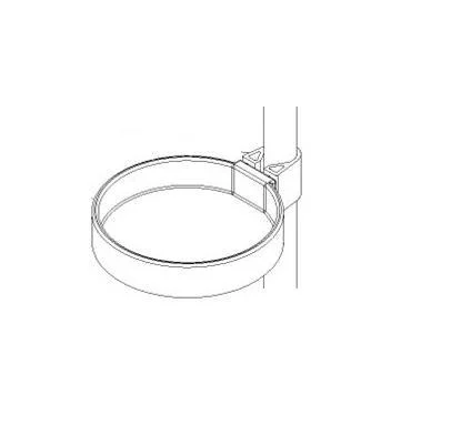 Damixa Såpeskål Ø111 mm, inkl 3 Holdere, Krom