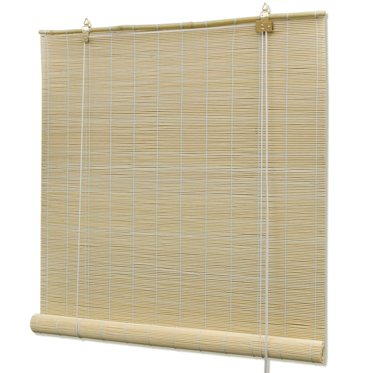 vidaXL rullegardin bambus 80 x 220 cm natur