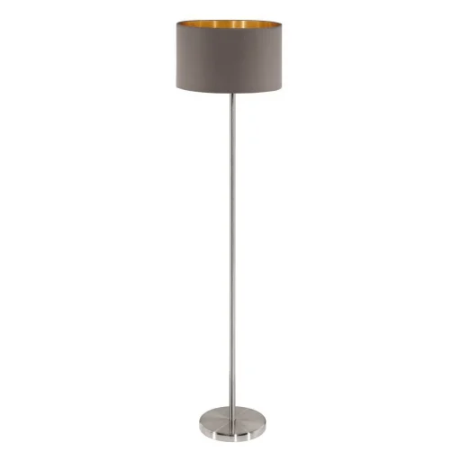 Maserlo Gulvlampe Ø380 cappuccino/gull, E27, 60W