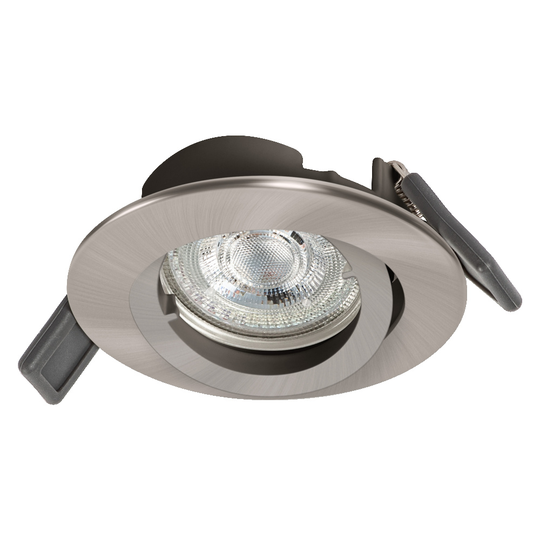 Spot brush nickel GU10 4,3W 350 lum Lum 2700K IP20