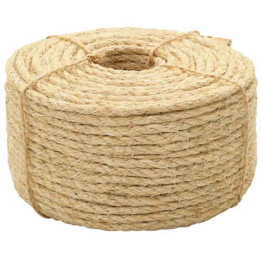 vidaXL reb 100 % sisal 8 mm 100 m