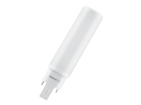 OSRAM DULUX D/E HF & AC Mains - LED-lyspære - form: rørformet - matteret finish - G24q-1 - 6 W (tilsvarende 13 W) - klasse F - varmt hvidt lys - 3000 K
