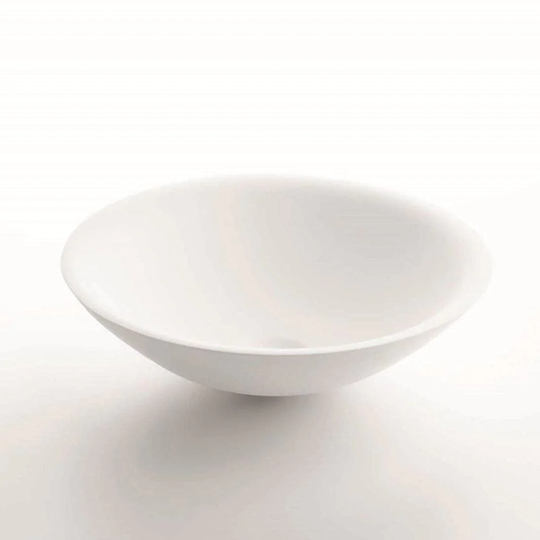 Bathco Piamonte BolleservantØ42cm - Solid Surface Hvit Matt