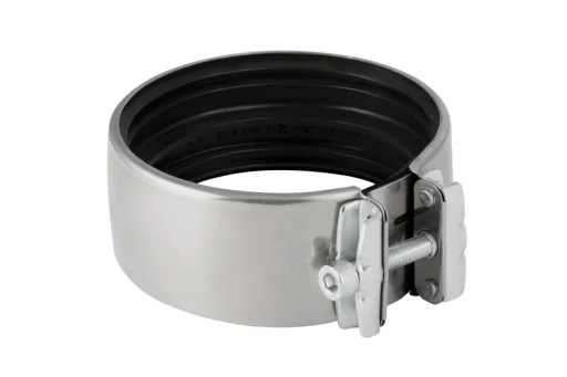 110 mm Krom stålkobling Silent db20 Geberit