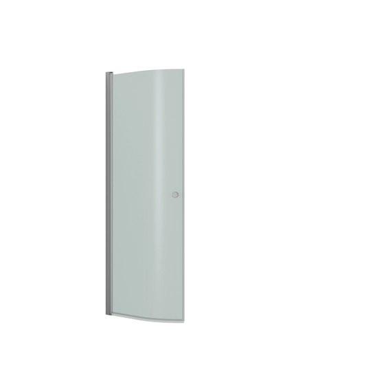 Dansani Match E Halvrund Dusjdør B80-100xh200cm Sateng / 90cm Isglass