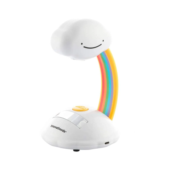Natlampe med Regnbueprojektor