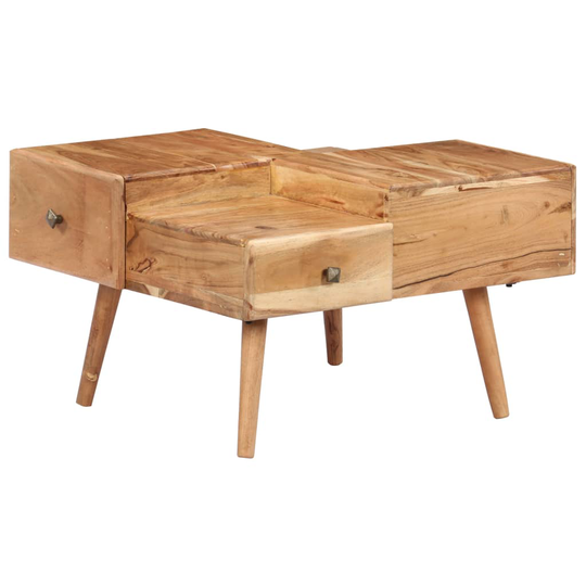 vidaXL sofabord 70x60x42 cm massivt akacietræ