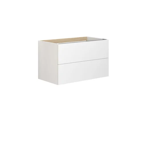 Dansani Inzo skap 2sk 48x80x44 cm, Hvit Høyglans
