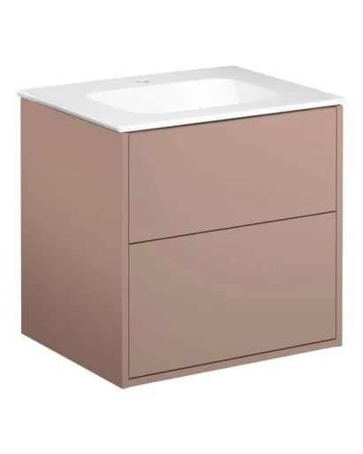 Gustavsberg Artic møbelpakke, 60x46,5 cm, rosa/hvit