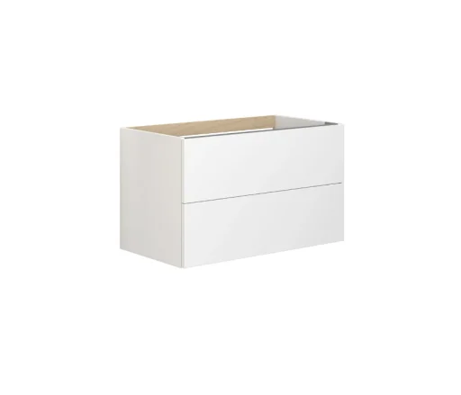 Dansani Inzo Underskap 2sk 48x80x44 cm, Hvit høyglans
