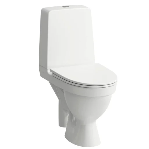 Laufen Kompas toalett m/åpen S-lås & clean coat, hvit