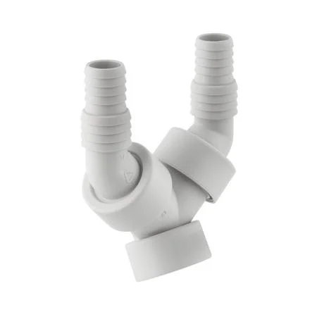 Geberit PP slangestuss, dobbel