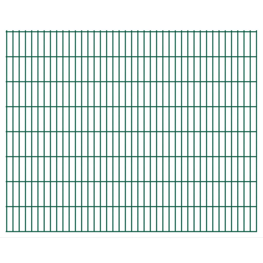 vidaXL Havehegn med stolper 2008x1630 mm. 40 m Grøn