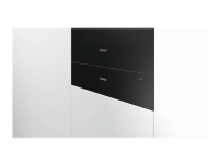 Siemens iQ700 BI630CNS1 - Varmeskuffe - til indbygning - niche - bredde: 56 cm - dybde: 55 cm - højde: 14 cm - sort