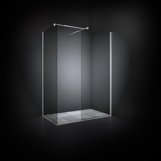 Dansani Match Walk in 77-79 cm pr. vegg, Klart glass/Satin profil - Model 19