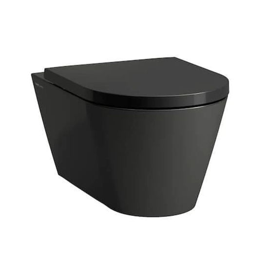 Laufen Kartell by Veggskål Rimless - Uten Sete Svart Matt