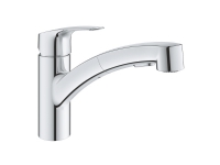 GROHE Eurosmart, Træk ud, Krom, Dørgreb, Enkelt, 1/2, Spray