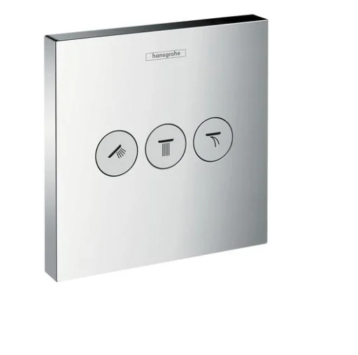 Hansgrohe ShowerSelect omskifter med tre uttak, krom