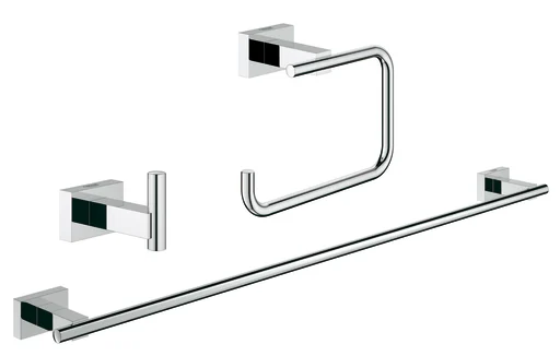Grohe Essentials Cube tilbehørssett 3 i 1, krom